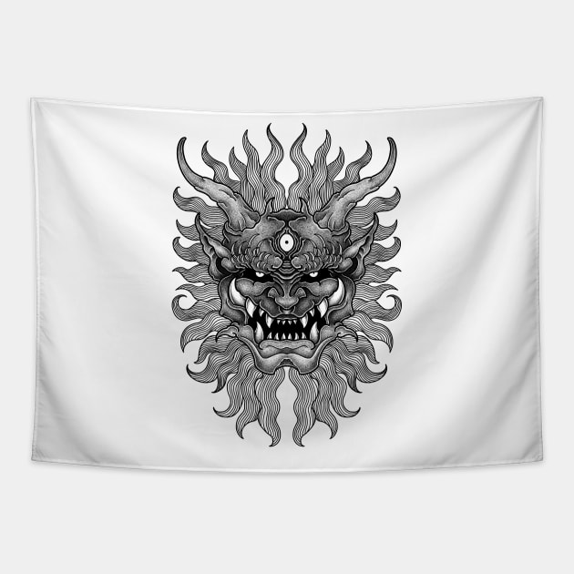 Oni Tapestry by Sadhakaya