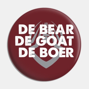 De Bear De Goat De Boer Alabama Pin