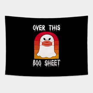 over this boo sheet, Funny Halloween Ghost Tapestry