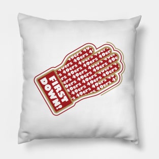 First Down 49ers! Pillow