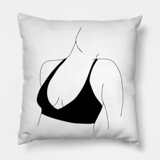 feminine lines #1 Pillow