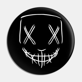 Halloween Purge Mask Pin