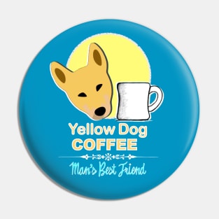 Coffee and Dogs Pin