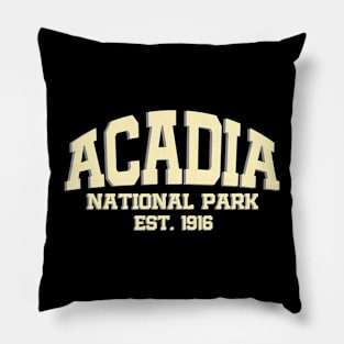 Acadia National Park Pillow