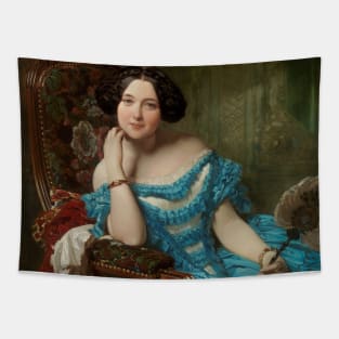 Amalia de Llano, a Spanish Countess and Author by Federico de Madrazo Tapestry