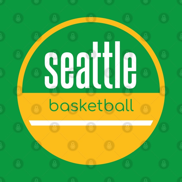 seattle supersonics basketball by BVHstudio