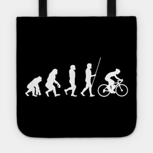 Evolution of Cycling Cyclist Tote