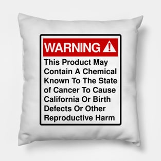 Known to the State of cancer Pillow