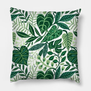 Tropical leaves Pillow