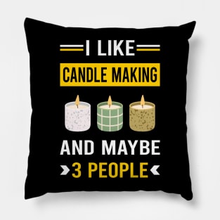 3 People Candle Making Candles Pillow