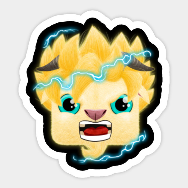 Super Goat Dragon Ball Z Sticker Teepublic