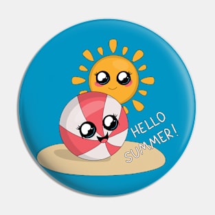 Hello Summer Pin