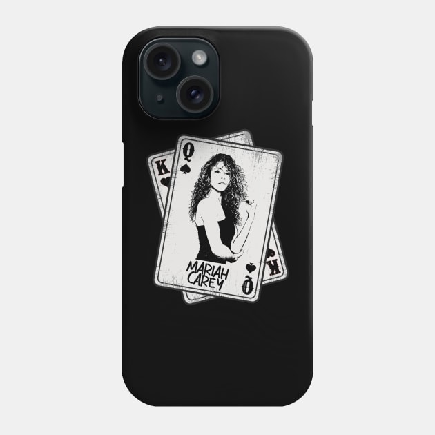 Retro Mariah Carey 80s Card Style Phone Case by Slepet Anis