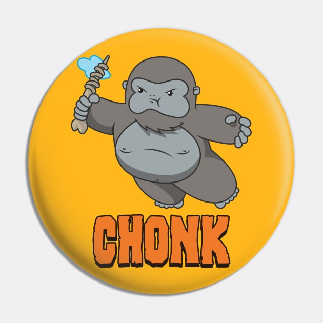 Big Monk Chonk Pin by Gridcurrent
