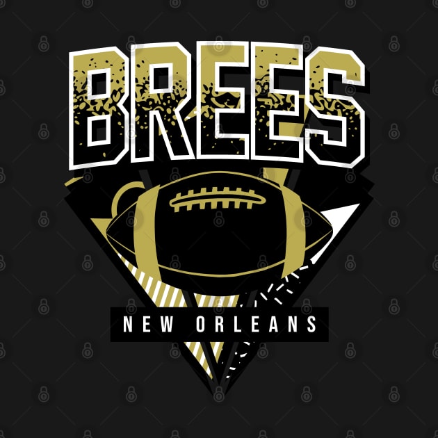 Brees Throwback New Orleans Football by funandgames