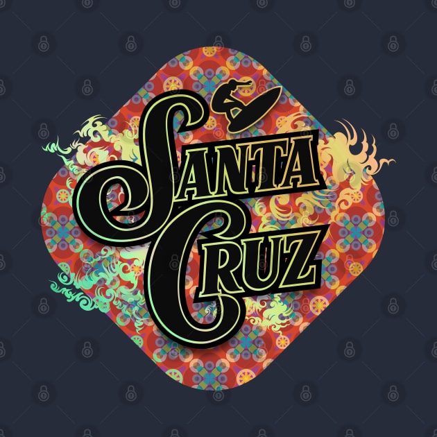 Santa Cruz California by CTShirts