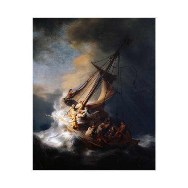 Stolen Painting  The Storm on the Sea of Galilee by podartist