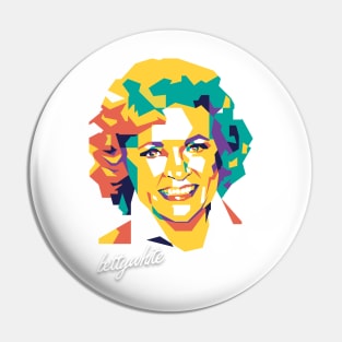 Tribute for Betty White Pin
