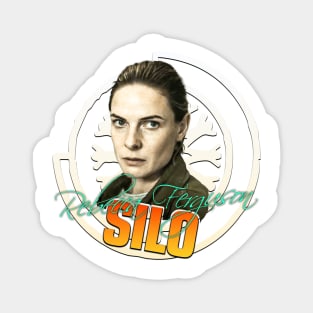 Silo emblem, Tv Series Rebecca Ferguson as Juliette Nichols fan works garphic design bay ironpalette Magnet