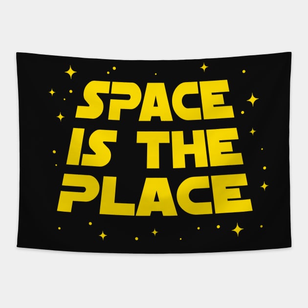 Space is The Place Tapestry by TextTees