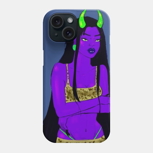 Alien girl Phone Case by ultr4violett4