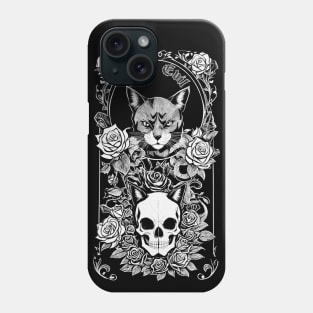 Purr Evil - Goth Cat Phone Case