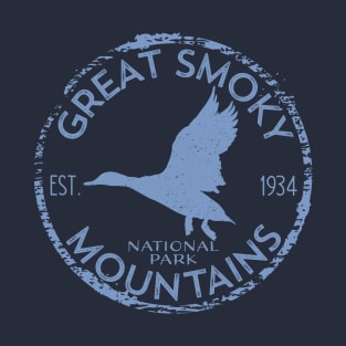 Great Smoky Mountains National Park Vintage Design Goose T-Shirt