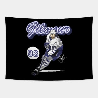 Doug Gilmour Toronto Script Tapestry