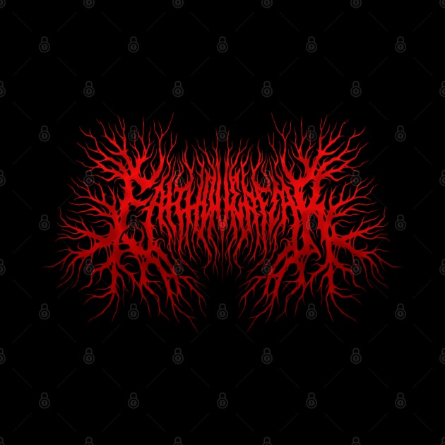 Faith over Fear death metal design (blood red) by Tmontijo