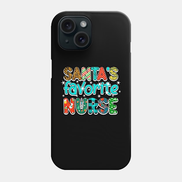 Christmas Nurse Phone Case by Nifty T Shirts