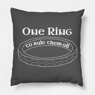 Engineering Iron One Ring To Rule Pillow