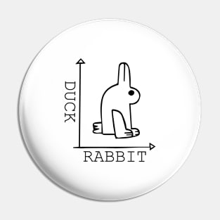 Duck Rabbit Chart Pin