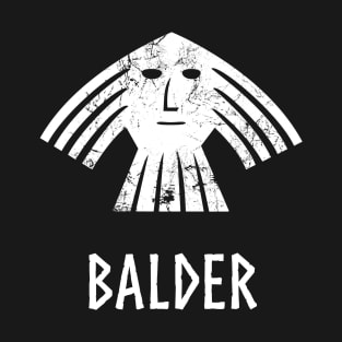 Balder Norse Viking God Vintage Distressed T-Shirt