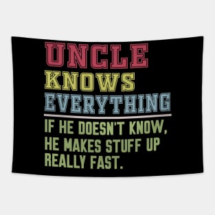 Uncle knows everything vintage Tapestry