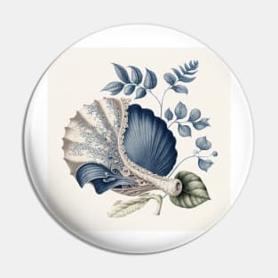 Elegant seashell III Pin