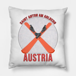 Saint Anton am Arlberg, Austria Pillow