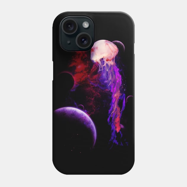 Space fish Phone Case by FanFreak