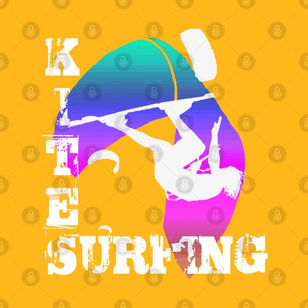 Kite Surfing WIth Freestyle Kitesurfer And Kite 17 by taiche