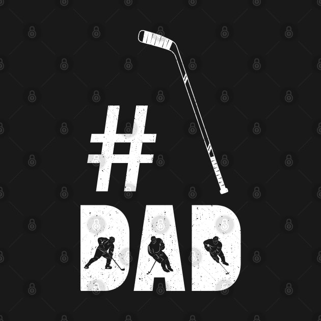 #1 Dad Hockey Gift For Him by trendingoriginals