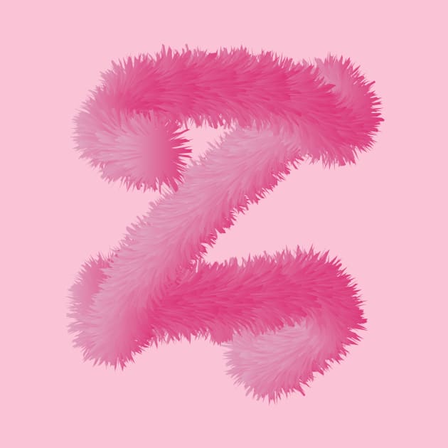 z Pink Animal Initials by desingmari