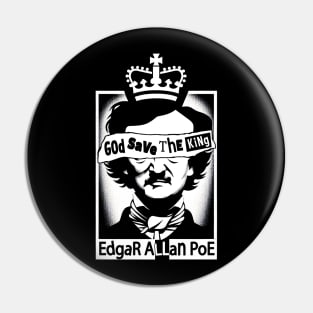 Edgar Allan Poe God Save The King Pin