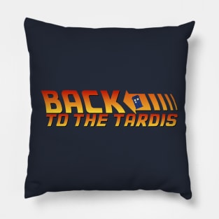 Back to the Tardis Pillow