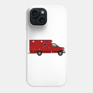 Red Los angeles privat ambulance Phone Case