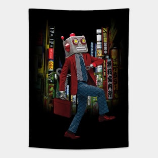 Mr. Roboto's Night On The Town Tapestry