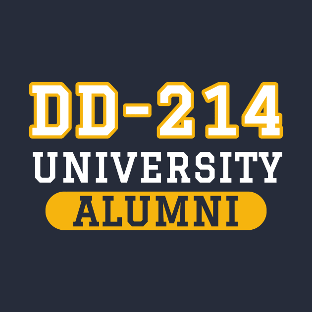 Patriotic DD-214 University Alumni by Revinct_Designs