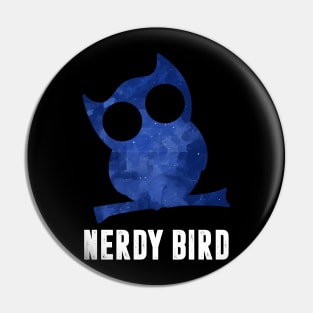 Nerdy Bird Owl Pin