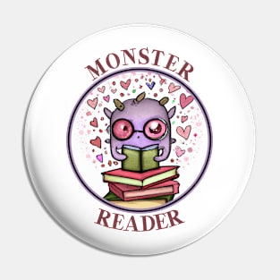 Librarian Monster Reader l Pin