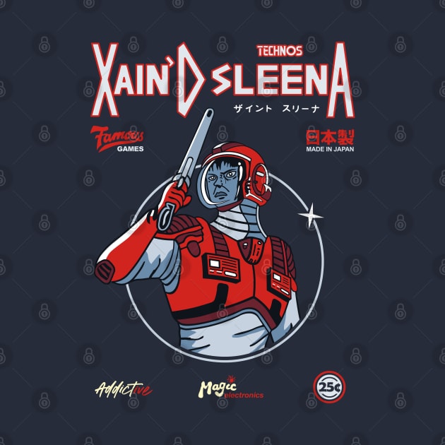 Xain'D Sleena Retro Arcade Vintage Gaming by wearableitems