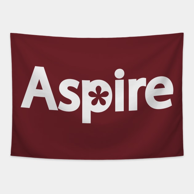 Aspire text design Tapestry by DinaShalash