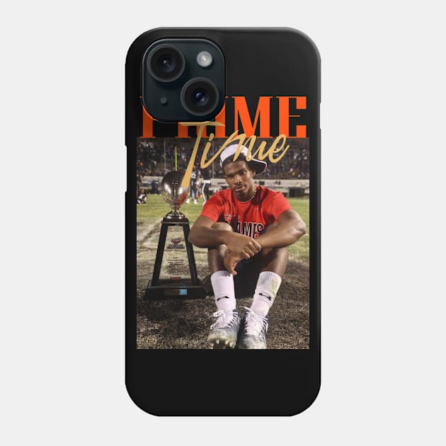 Deion Sanders - Prime Time Phone Case by DellK'pets